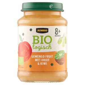 Jumbo Biologisch Gemengd Fruit met Druif & Kiwi 8+ Maanden 190g