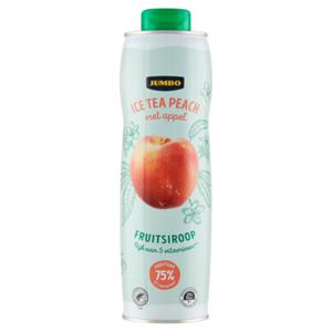 Jumbo Fruitsiroop Ice Tea Peach met Appel 750ML