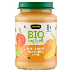 Jumbo Biologisch Appel, Banaan, Mandarijn & Haver 8+ Maanden 190g