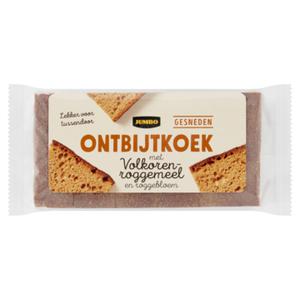 Jumbo Ontbijtkoek met Volkorenroggemeel en Roggebloem 280g