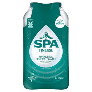 SPA Finesse Sparkling Mineral Water Licht Bruisend 4 x 1, 5L