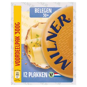 Milner 30+ Belegen Voordeel Kaas Plakken 300g