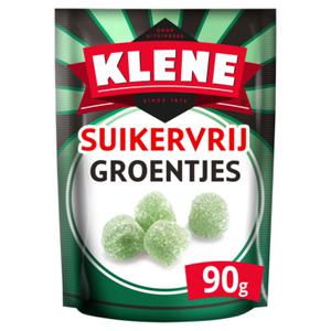 Klene Groentjes Suikervrije Drop Eucalyptus Zak 90 gram