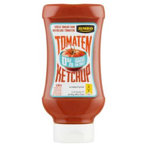 Jumbo Tomatenketchup zonder Toegevoegde Suikers en Zout 530g