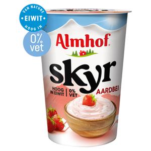 Almhof skyr aardbei 450g