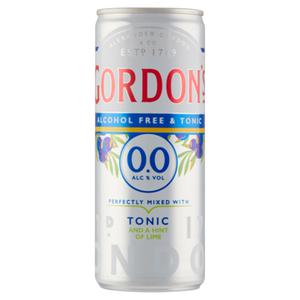 GORDON'S™ Gordon's Alcohol Free & Tonic 250ml