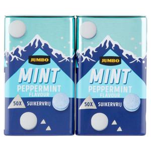 Jumbo Mint Suikervrij 2 x 50 Stuks