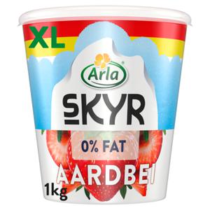 Arla Skyr Yoghurt Aardbei 0% vet 1kg