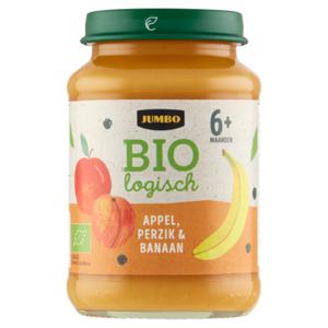 Jumbo Biologisch Appel, Perzik & Banaan 6+ Maanden 190g