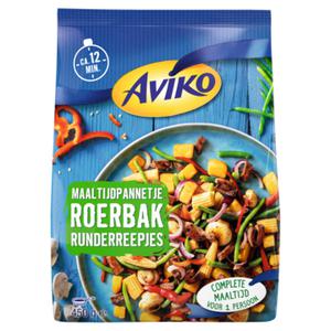 Aviko Maaltijdpannetje Roerbak Runderreepjes 450g