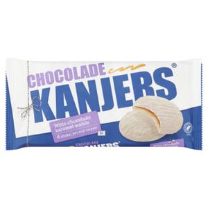 Kanjers Witte Chocolade Karamel Wafels 4 Stuks