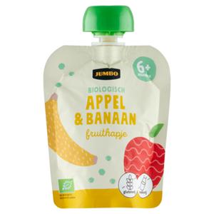 Jumbo Biologisch Fruithapje 6+ Maanden - Appel & Banaan 90g