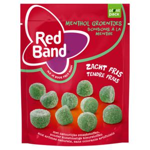 Red Band Mentholgroentjes Zacht Fris Snoep 220g