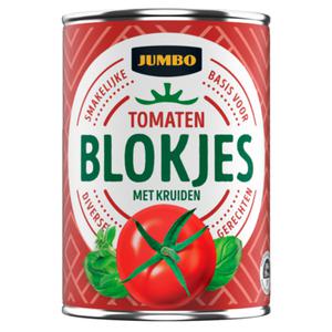 Jumbo Tomatenblokjes met Kruiden 400g