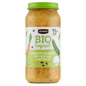 Jumbo Biologisch Courgette en Wortel met Couscous & Rozijntjes 15+ Maanden 250g