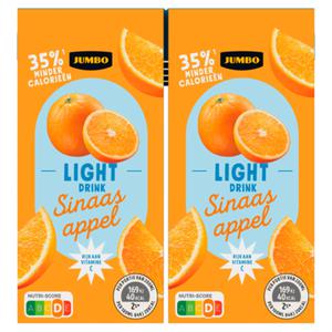 Jumbo Light Drink Sinaasappel 10 x 200ML