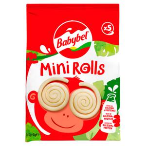 Babybel Mini Rolls Kaas Tussendoortje 35+ 5 x 17g