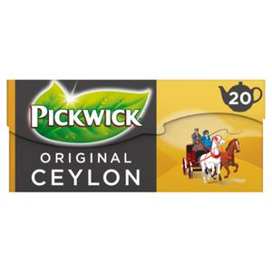 Pickwick Ceylon Zwarte Thee voor Pot 20 Stuks