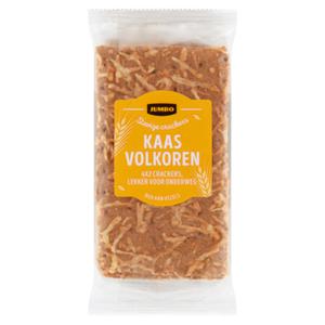 Jumbo Stevige Crackers Kaas Volkoren 4 x 2 Stuks 175g