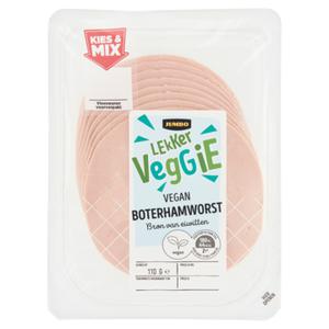 Jumbo Lekker Veggie Boterhamworst Vegan 110g