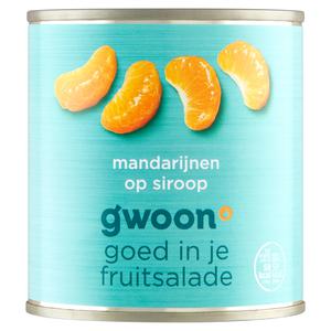 g'woon mandarijnen op siroop