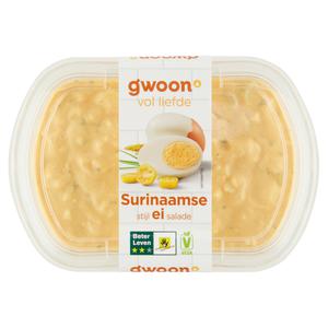 g'woon surinaamse stijl ei-salade