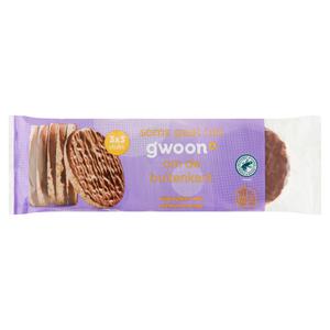 g'woon rijstwafel met melkchocolade