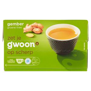 g'woon gember groene thee