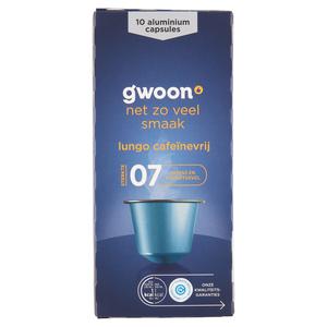 g'woon koffiecapsules lungo cafeinevrij 7