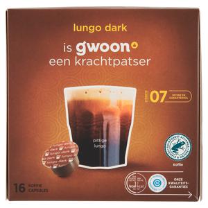 g'woon koffiecapsules lungo dark