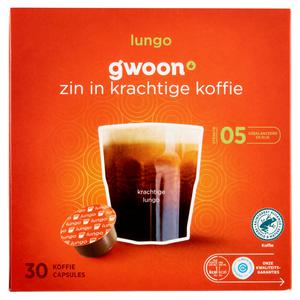 g'woon koffiecapsules lungo