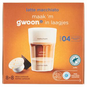 g'woon koffiecapsules latte macchiato