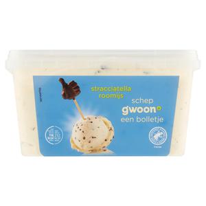 g'woon stracciatella roomijs