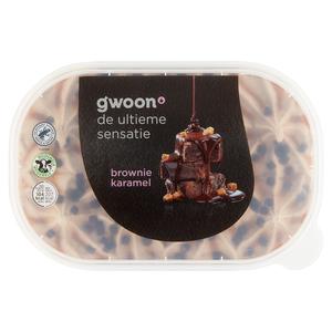 g'woon brownie karamel ijs