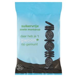 g'woon suikervrije muntdrop