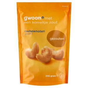 g'woon cashewnoten gebrand & gezouten