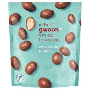 g'woon chocolade pinda's