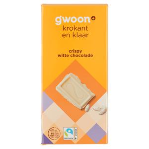 g'woon crispy witte chocolade