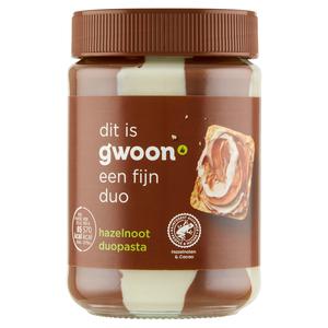 g'woon hazelnoot duopasta