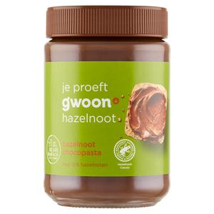 g'woon hazelnoot chocopasta