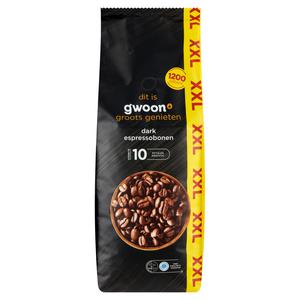 g'woon espressobonen dark XXL