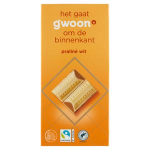 g'woon praline witte chocolade