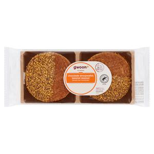 g'woon chocolade stroopwafels karamel zeezout