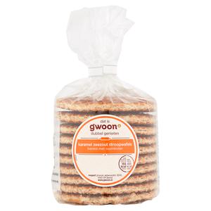 g'woon karamel zeezout stroopwafels