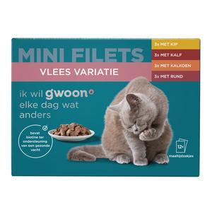 g'woon mini filets vlees variatie kip, kalf, kalkoen & rund