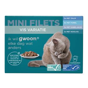 g'woon mini filets vis variatie zalm, forel, kabeljauw & witvis