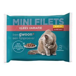 g'woon mini filets vlees variatie kip & kalf