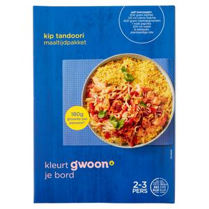 g'woon kip tandoori maaltijdpakket