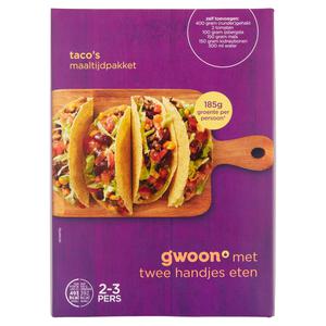 g'woon taco's maaltijdpakket