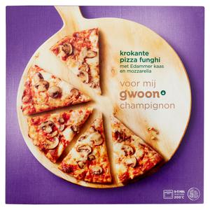 g'woon krokante pizza funghi